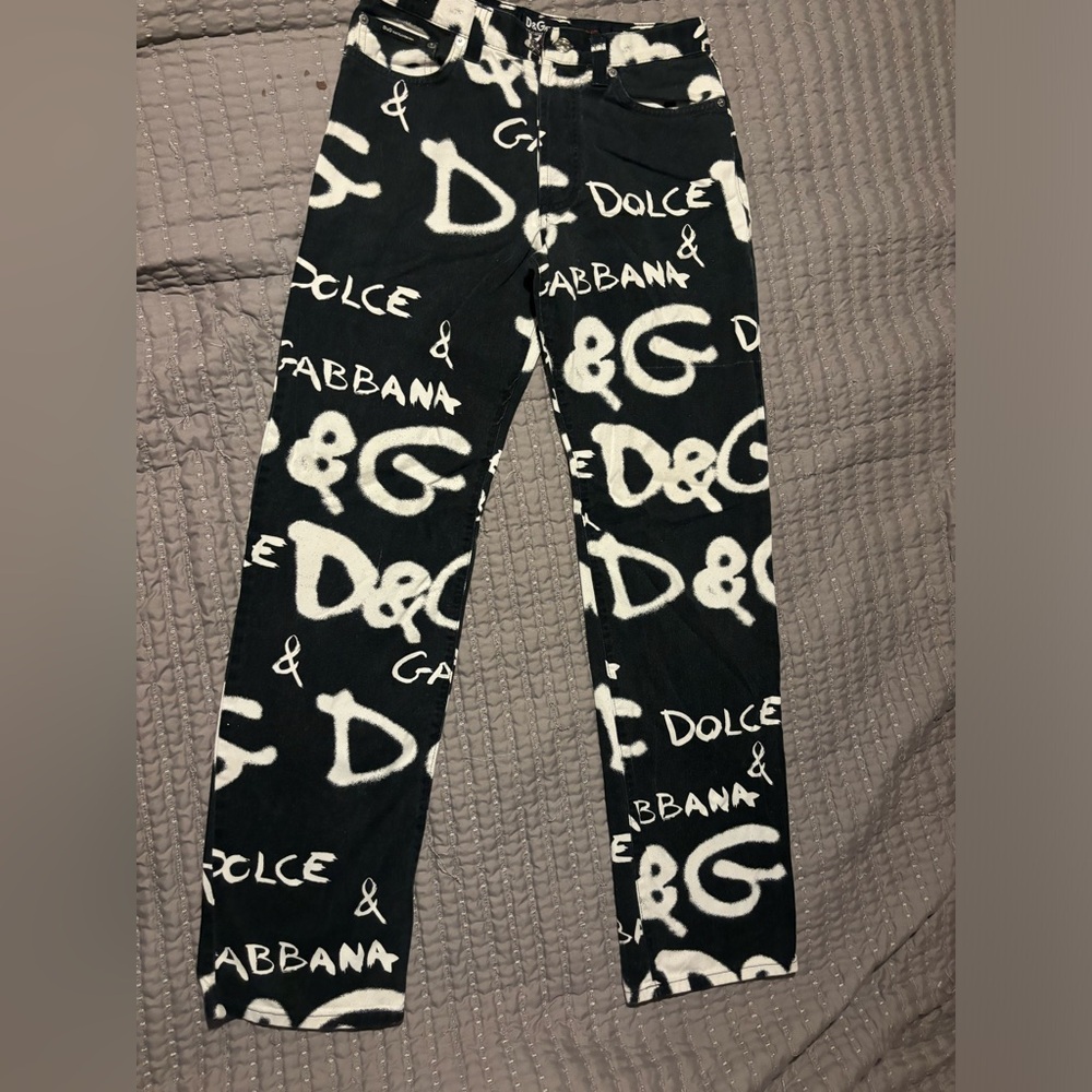Y2K style D&G jeans